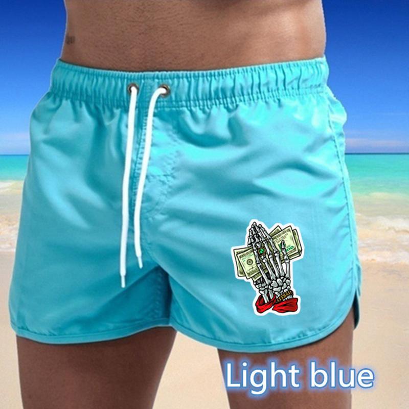 BBK-52 2025 Summer Men's Quick-Drying Swim Trunks Sports Pants Swimwear Beach Shorts Jogging Shorts