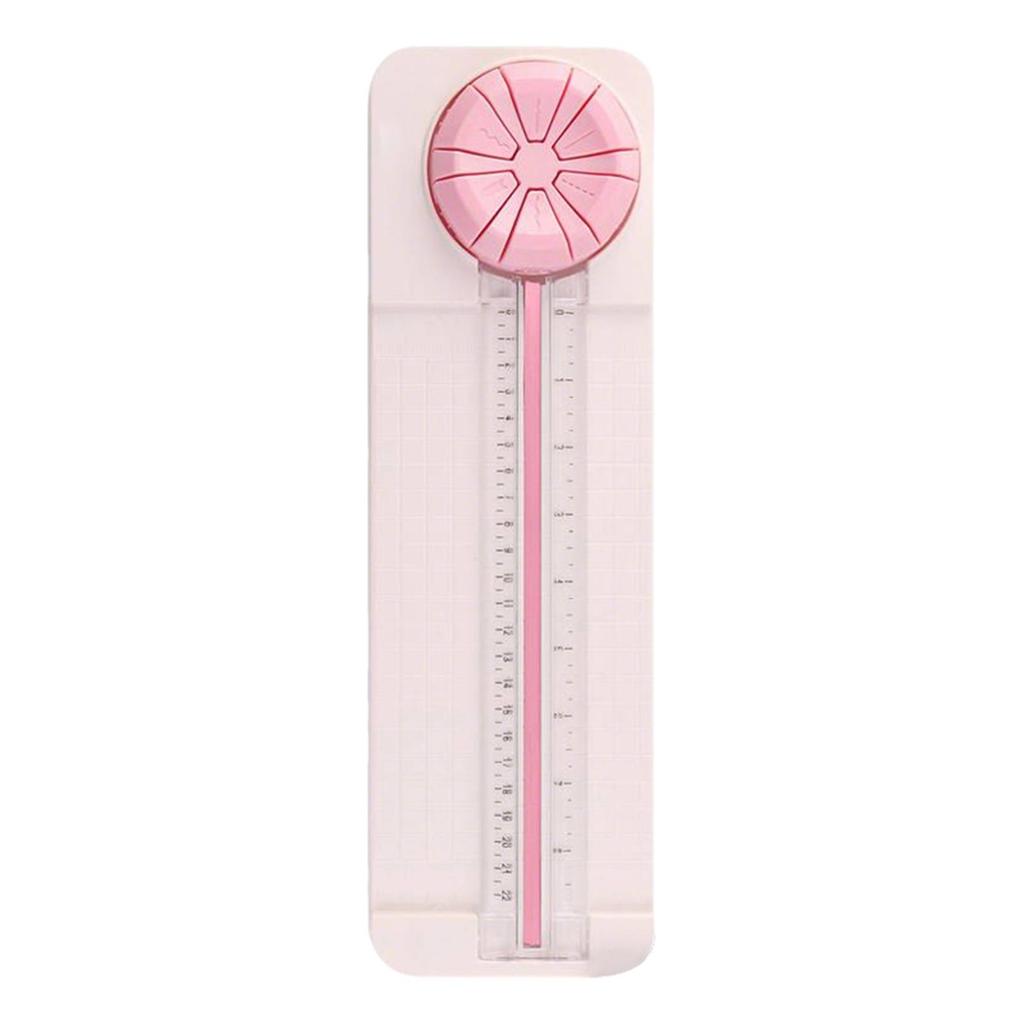 Craft Paper Cutter Lightweight Small Trimmer for Scrapbook Journal DIY Green