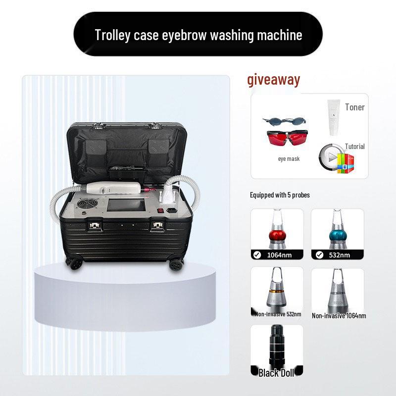 Second-Generation Non-Invasive Pico Eyebrow Cleansing Machine - Portable, Waterless Beauty Device