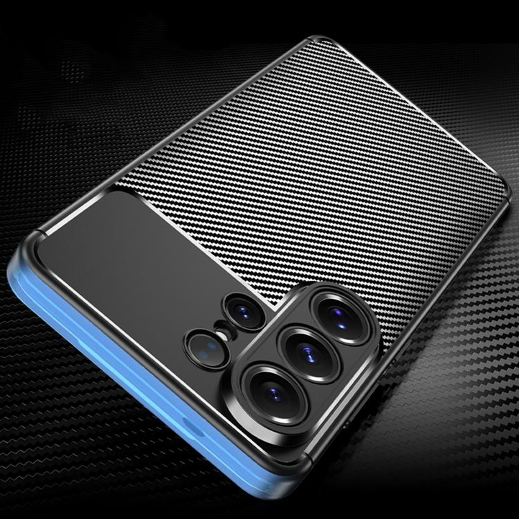 For Samsung Galaxy S26 Ultra 5G Carbon Fiber Texture Shockproof TPU Phone Case