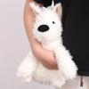 Cute Cartoon White West Highland Dog Plush Toy Doll For Dog Lovers