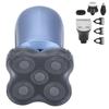 Multi Functional Electric Razor Sideburns Nose Hair Trimmer Facial Cleansing Brush Sky Blue