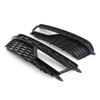 Paar Nebelscheinwerfer vorne Schwarze Ziergitter Grill 8T0807681K 8T0807682K Passend für A5 S-Line S5 2013-2016