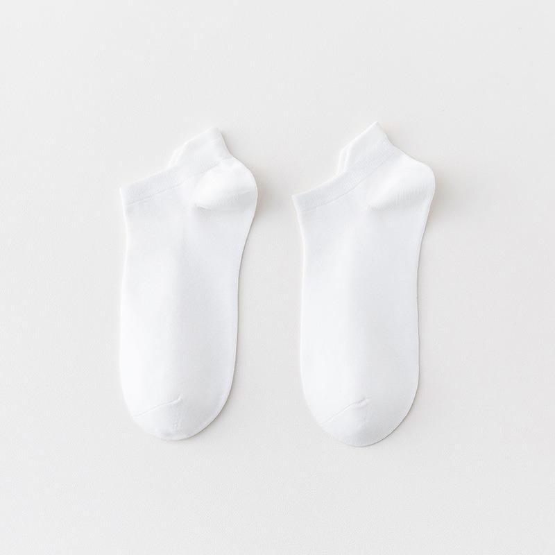 Men's Summer Pure Cotton Deodorant Sweat Absorbing Shallow Mouth Heel Boneless Socks
