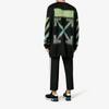OFF WHITE Sweater Loose Fit Men's Blue Green OMHA036F176500041040