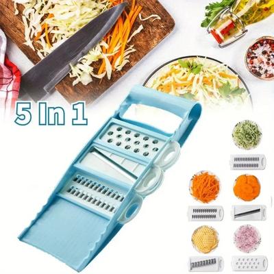 Herramienta Multifuncional para Cortar Verduras, Rallador Manual de Seda para el Hogar, Cortador en Julianas para Patatas, Pequeña Herramienta de Cocina para Cortar Verduras