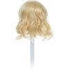 Reborn Wigs for Reborn Toddler Dolls Curly Short Blond Golden Hair Reborn Doll Wig Realistic Soft Wig Hair Suit for Head Circumference 48cm 19 Inch