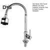 Kitchen Sink Faucet 360-Degree Rotatable Universal Easy To Install Single Hole Single Handle Cold Water Kitchen Faucet