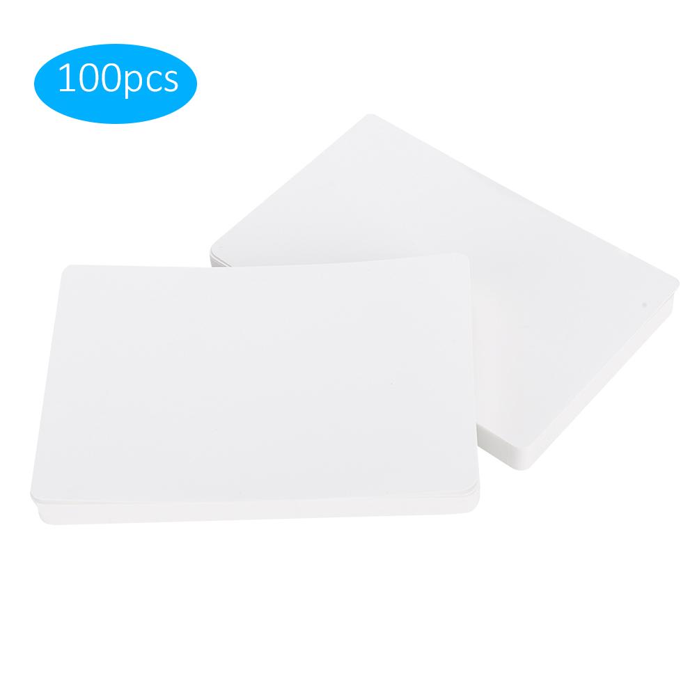 100Pcs White Cardstock Paper Thick Chipboard  Used for Book Cover Tagboard Photobook EnvelopeRound Angle