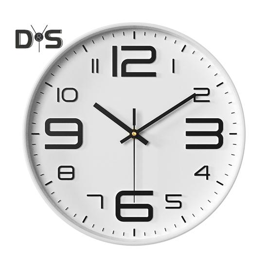 

Декоративные настенные часы Кварцевый механизм Высокая точность Четкий дисплей Бесшумная работа Питание от батареек Нетикающие часы белый