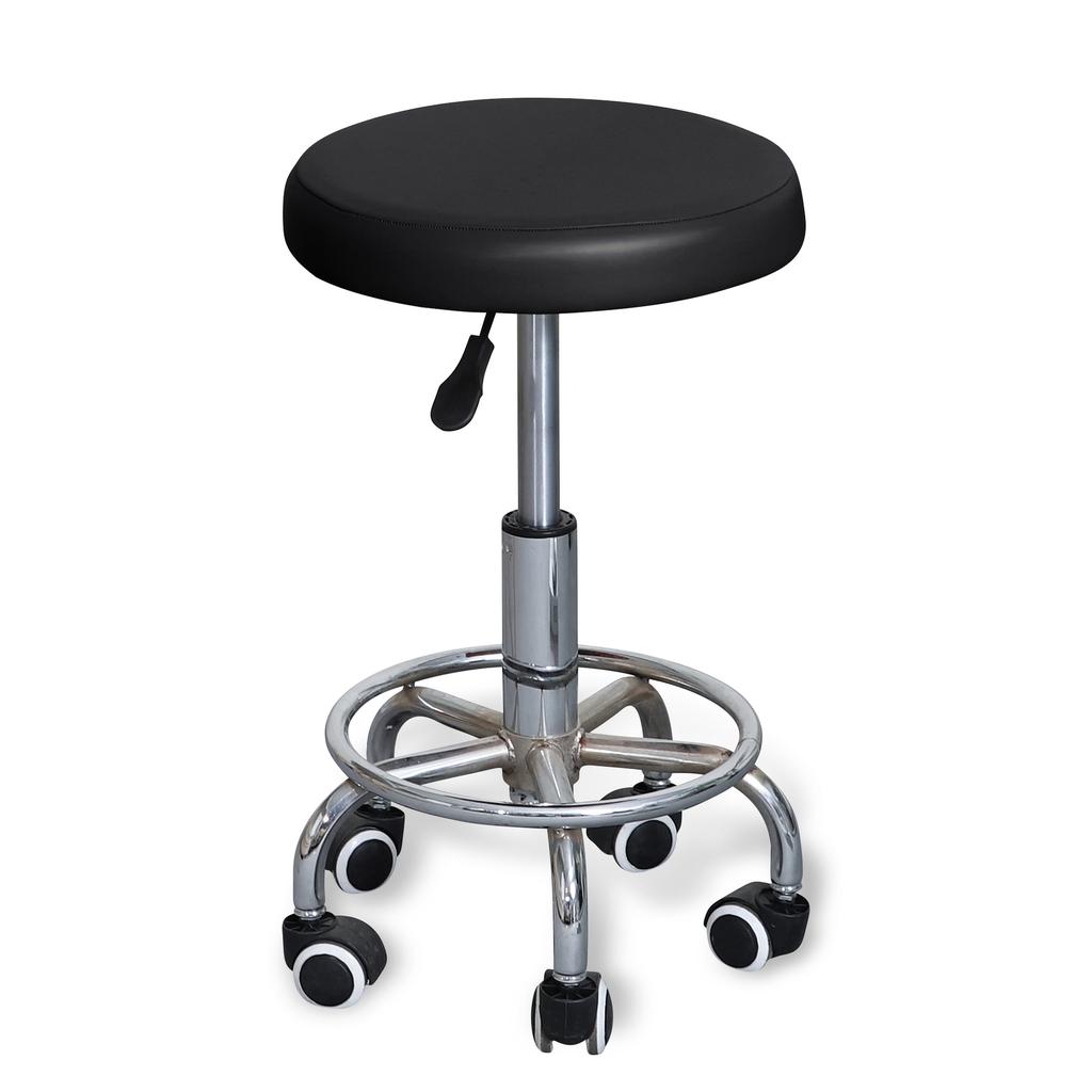 Spot Simple Pu Leather Elastic Round Stool Cover Waterproof Lift Chair Cover Bar Beauty Salon Small Round Stool Seat Cushion Cover