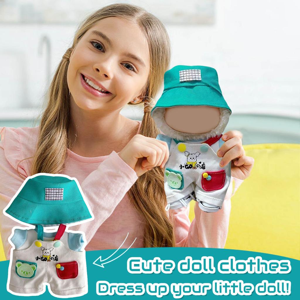 Cute Plush Doll Toy Gift Cartoon Children's Ragdoll Replacement Clothes, Plush Toy Accessories