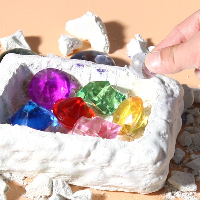 Colorful Gemstone Excavation Toys: Educational Blind Boxes for Kids