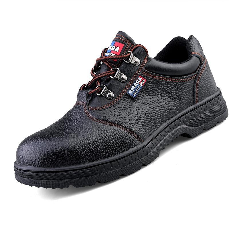 

Обувь для страхования труда Противоударные и противоударные стальные пластины с ремнем Нескользящие, маслостойкие и износостойкие стальные боты Защитная обувь 45