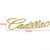 3D Metal Letter Car Tail Sticker Fender Side Trunk Badge For Cadillac ATS BLS CTS EXT SLR SRX STS XT4 XTS XT6 Escalade Deville