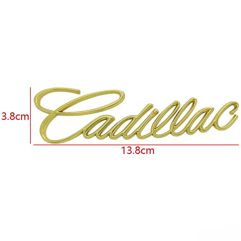 3D Metal Letter Car Tail Sticker Fender Side Trunk Badge For Cadillac ATS BLS CTS EXT SLR SRX STS XT4 XTS XT6 Escalade Deville