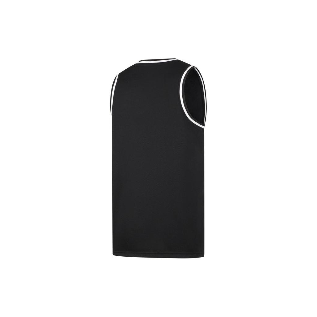 LiNing Profesionální basketbalová série Potisk loga Prodyšný basketbalový dres Pánský basketbalový dres Černý AATU017-2