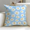 Retro patterns Cushion Cover Soft  EasyWash Pillow Case  Versatile for Couch Bed Travel and Office