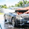 High-Pressure Hose Nozzle, Car Wash Booster Nozzle, Heavy Duty Garden Hose Nozzle, Adjustable Nozzle for Garden Patio Cleaning Auto Care