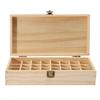 For doTERRA 32 Grids Essential Oil Natural Wood Box Aromatherapy Wooden Box Treasure Jewelry Storage Organizer Handmade Craft
