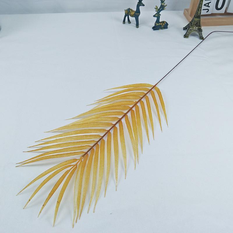 Iron Artificial Tree Leaves Rubber Realistic Greenery Wedding Photo Decor Props
