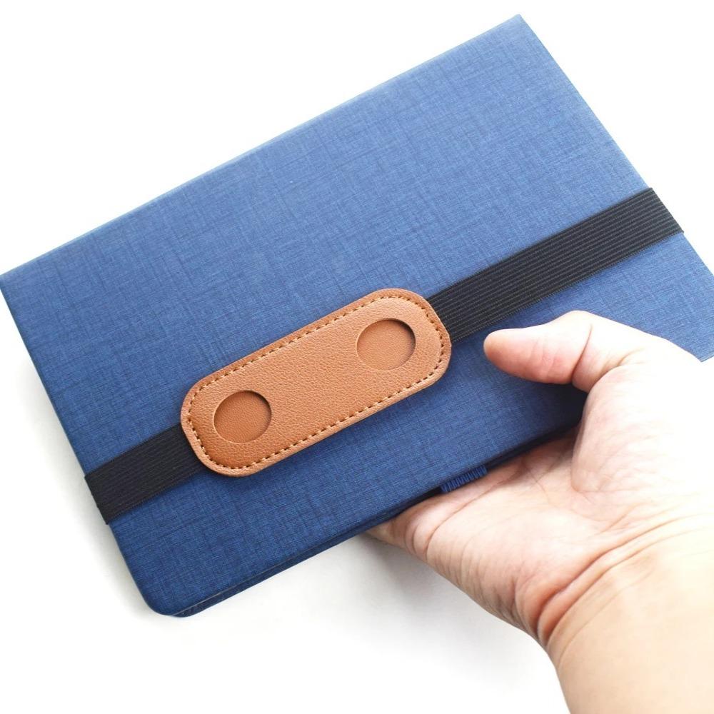 6 Stück Verstellbare Riemen Elastisches Band Stifthalter Bunte Stiftklemme für Notizbuch Schule