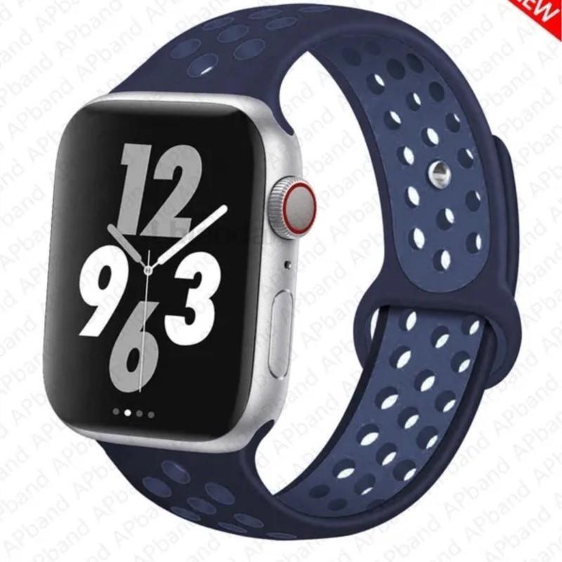 Silicone band For Apple Watch 11 strap 44mm 40mm 45mm 41mm 42mm 46mm correa bracelet iWatch Series 10 8 SE 3 6 7 9 Ultra 2 49mm