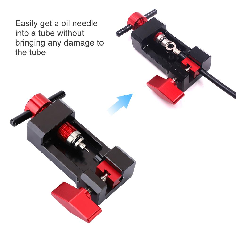 Bicycle Repair Tool Oil Bleed Pipeline Connector Head Bike Oiling Needle Inserting Aid Tackle