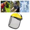 Cutting Splash Prevention Forestry Protective Mask Safety Helmet Mesh Face Shield Chainsaw Helmet