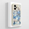 For Honor 400 Lite Case For Honor 400 Pro 5G Painted Flower Back Cover Full Protection Soft Funda Liquid Silicone Phone Housing