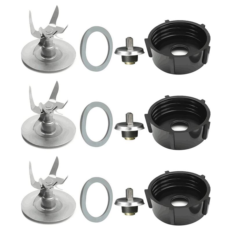 

ABUL-3X Replacement Parts Blender Blade Compatible For Oster, 6 Point Fusion Blade Kit Blender Replacement Parts