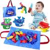 Montessori Oyuncakları Kumaş Balık Tutma Oyunu Bebek Oyuncakları İstifleme Bardakları ile Ayırma Eğitici Öğrenme Küçük Çocuk Duyusal Oyuncak Hediye