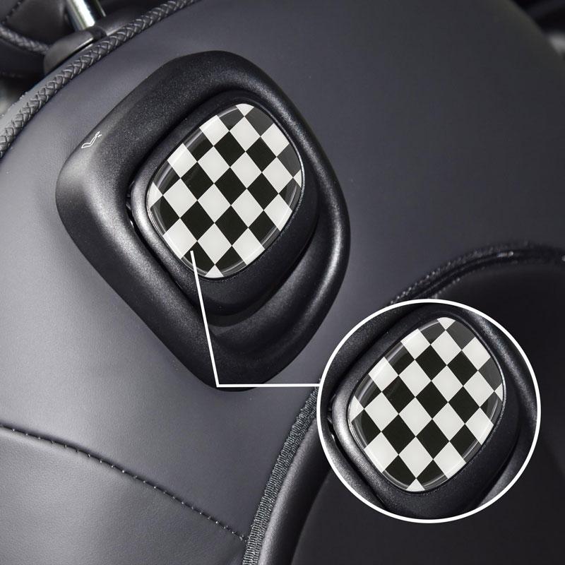 Union Jack Rukojeť opěradla sedadla 3D nálepka Epoxidová dekorativní nálepka Ochranná fólie pro Cooper One F56 Příslušenství