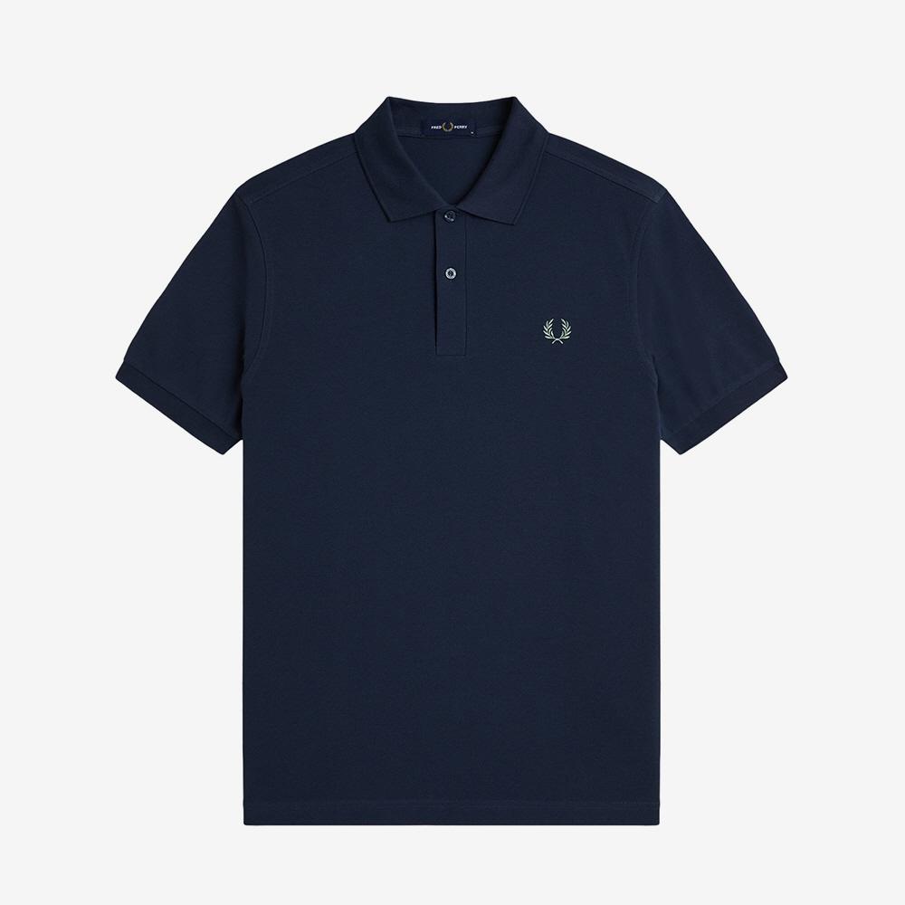 Fred Perry [M6000] Plain Fred Perry Shirt - Dark Air Force/Bayleaf Afpm2536000-Z65