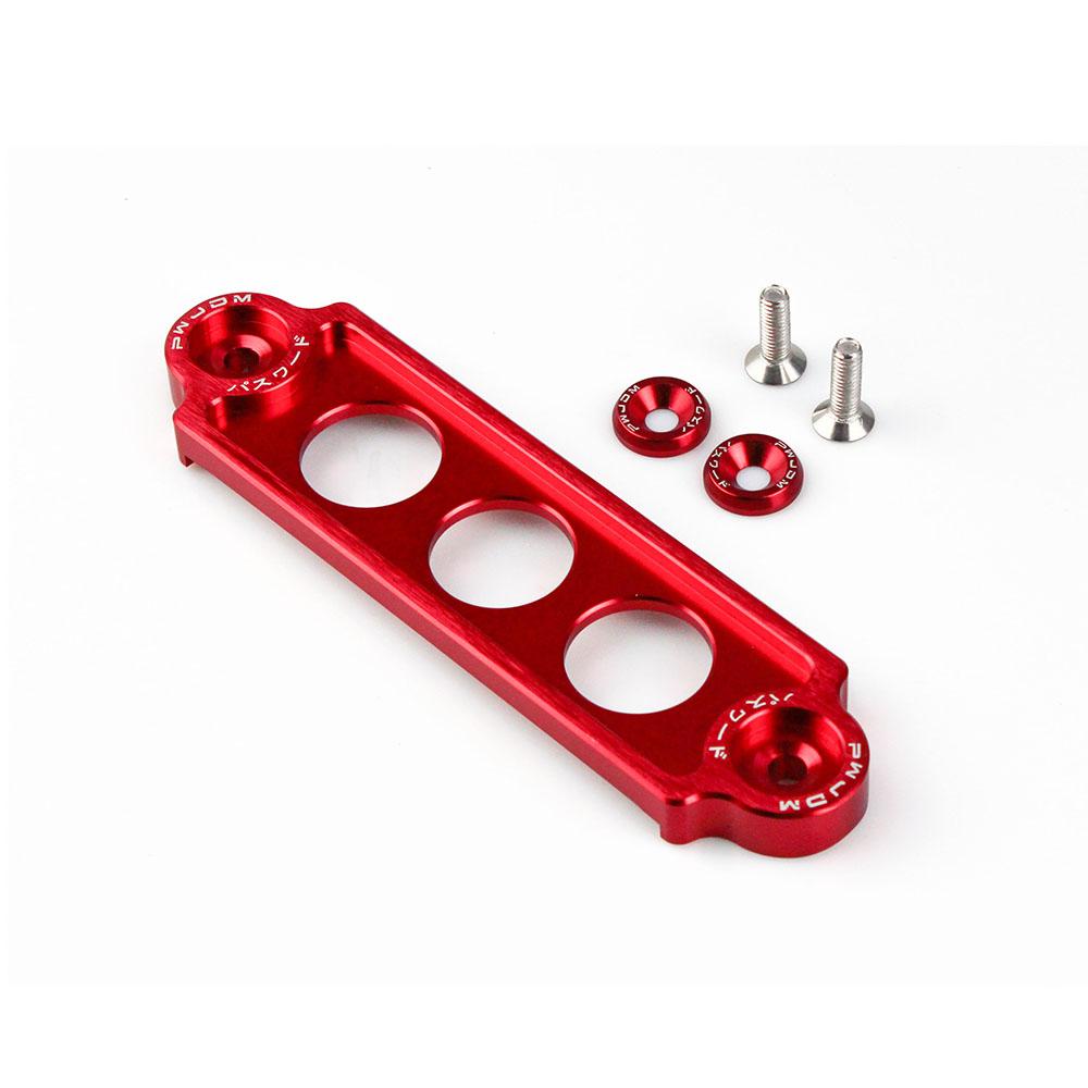 

MUGE-JDM Styling Battery Tie Down Hold Bracket Lock Anodized for Honda Civic/CRX 88-00 ACURA INTEGRA Car Accessory BTD001 красный