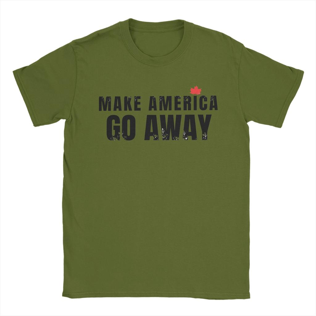 Unisex Womens MAGA Greenland  T Shirt  Pure Cotton Tops Funny Short Sleeve Crewneck Tee Shirt Plus Size TShirt
