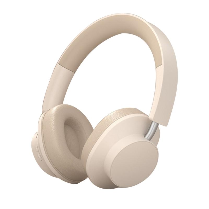 

Bluetooth-compatible Headset Noise-cancelling Wireless Earphone High Performance Headphone for Computer Kids School білий