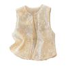 2025 new style summer embroidery thin sequined beaded vest vest top