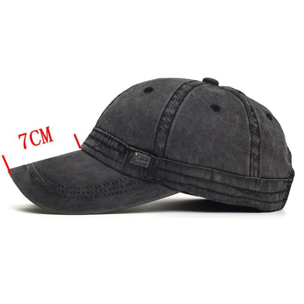 Sun Protection Baseball Caps Wash Cotton Streetwear Hats Casual Vintage Dad Hat  Spring/Summer