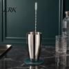 Coffee And Tea Stirrer Dual Head Bar Spoon, Cocktail Mixing Stirrers with Long Handle, Stainless Steel Stirring Spoon Drink Trident Tip for