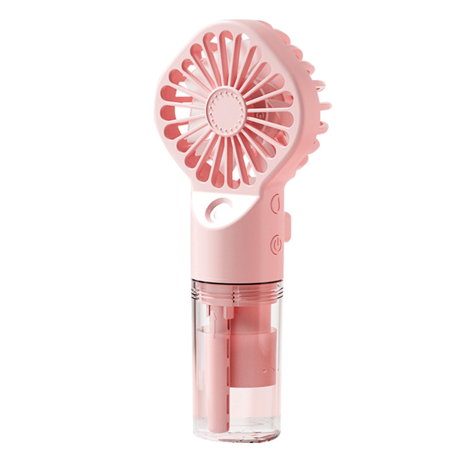 Handheld Fan Portable Handheld Misting Fan Rechargeable Operated Spray Mist Fan Water Mist Fan Outdoors Misting Personal Cooling