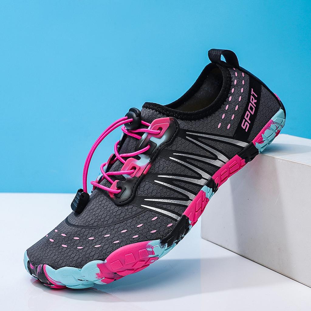 Couple River Tracing Shoes for Outdoor Hiking Five Finger Anti Slip Wear-resistant Beach Swimming Fishing Water Skiing Shoes