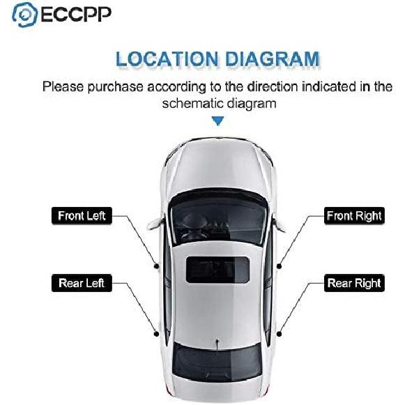 ECCPP Door Handles Interior Inside Inner Driver Passenger Side for 1997 1998 1999 2000 2001 Camry Beige(2pcs)