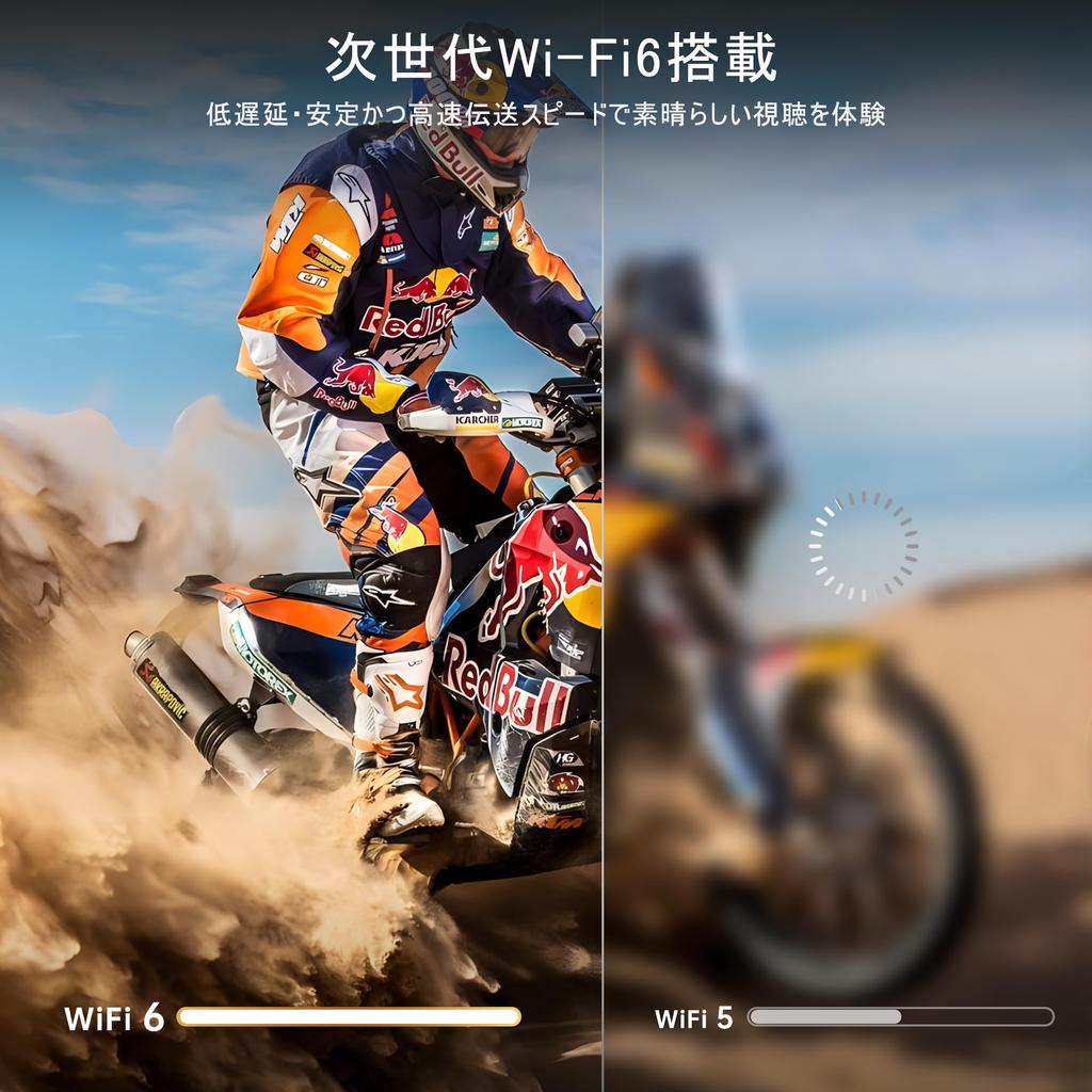 Dancieya Kleinprojektor, Rotations-Deckenprojektion, elektrischer Fokus, 4K-kompatibler Android-TV-Heimprojektor, Keystone-HiFi-Projektionsprojektor