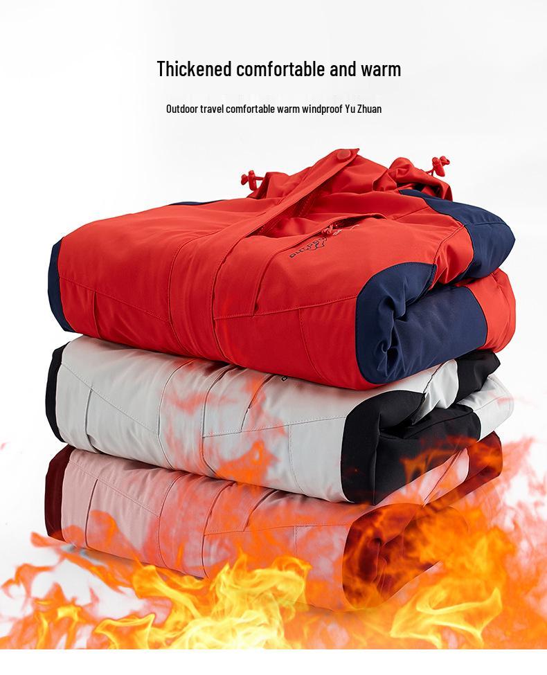 1818 Windproof Waterproof Detachable 2-Piece Outdoor Mountaineering Suit for Men & Women