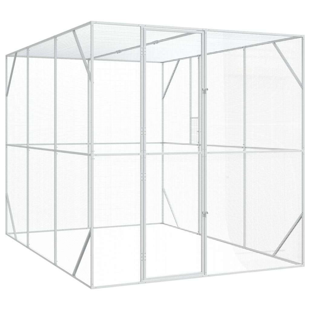 vidaXL Vogelkäfig Anthrazit 210 x 304 x 213 cm