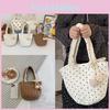 Kids Baby Bear Shoulder Bag Cute Cotton Cartoon Water Bucket Bag Handbag Outdoor