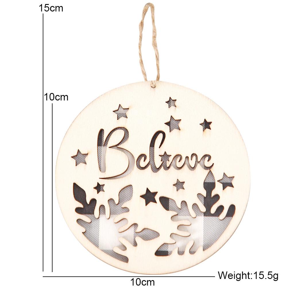 

Рождественская деревянная потрясающая настенная табличка, выполненная в красочном мультяшном стиле, декор для Gray Snowflake B