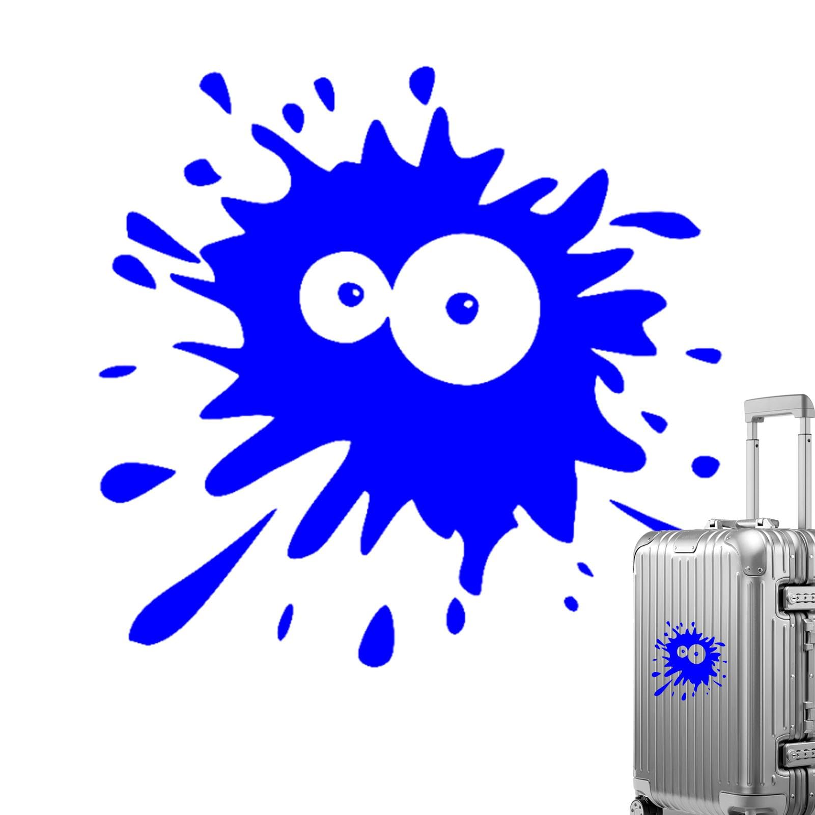 

Splatter Car Decal, Wall Splatter Decal | Drop Ink Reflective Car big eyes синий