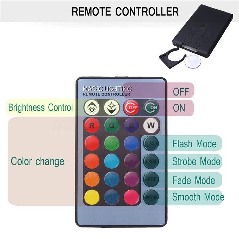 T10 12 SMD 5050 RGB LED Auto Keil Seitenlicht Leselampe Glühbirne Fernbedienung